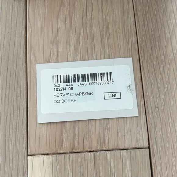 Herve Chapelier Small Black Tote Bag Top Handle - Picture 5 of 6